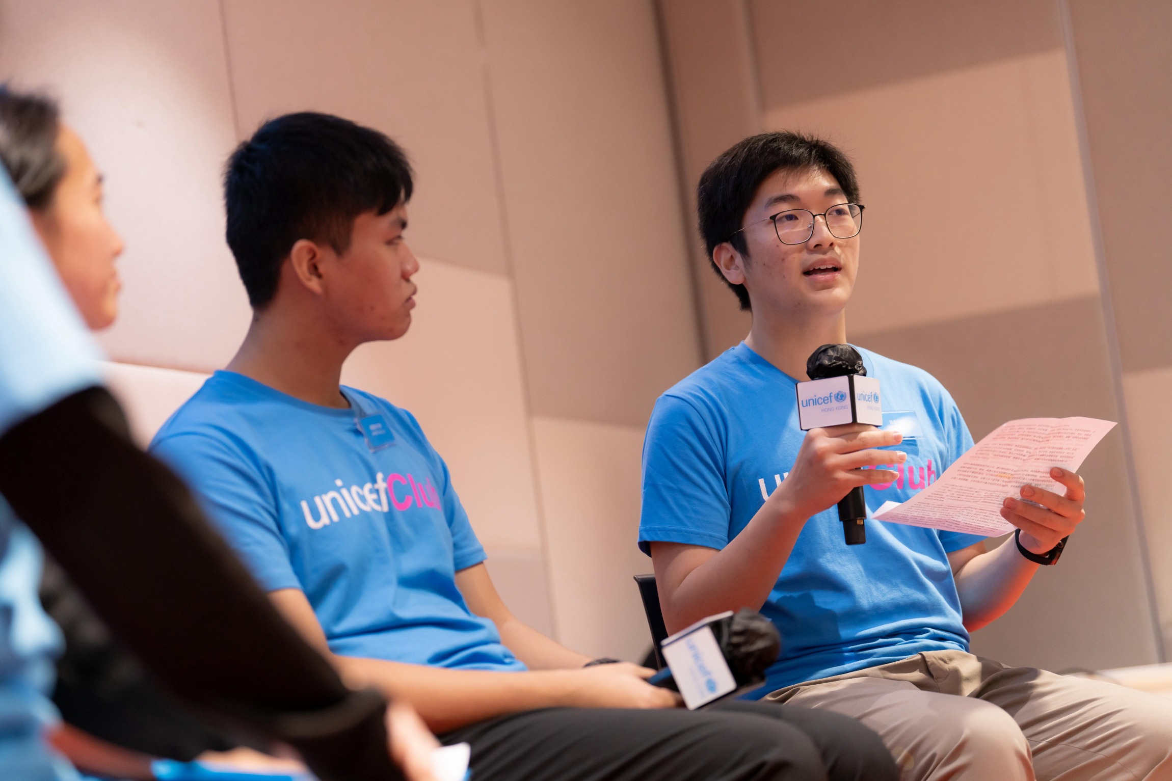 Self Photos / Files - UNICEF Club及UNICEF HK可持續發展目標(SDGs)網上學習獎勵計劃的學生代表娓娓道來他們在本地的倡議成果。